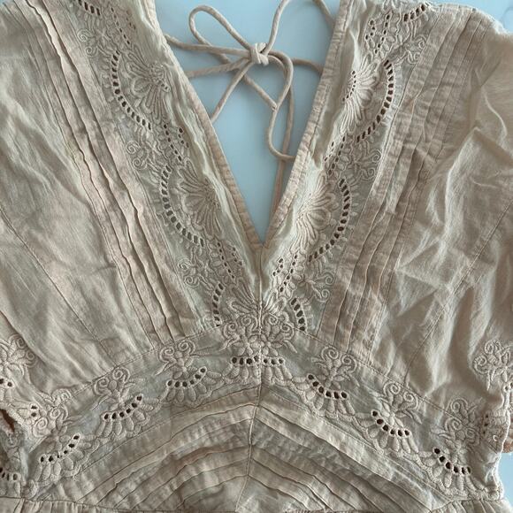 Amuse Society Moonrise Dress in Almond Cream Size Small - Picture 2 of 10